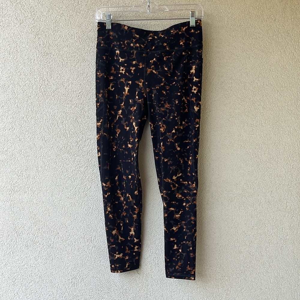 Sweaty Betty Zero Gravity 7/8 Running Leggings In Brown Tortoiseshell - NWOT